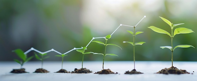 Photo une plante qui pousse dans un pot avec une plante qui en sort