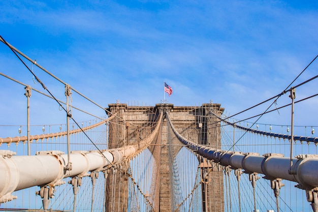 Le pont de Brooklyn, New York City, USA