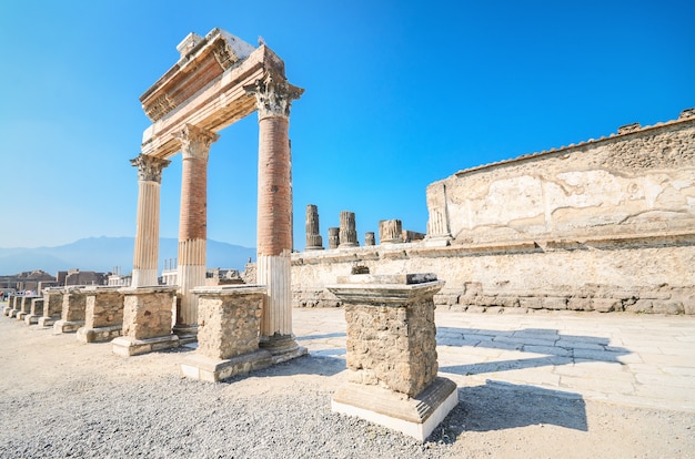 Ruines antiques de Pompéi, Italie