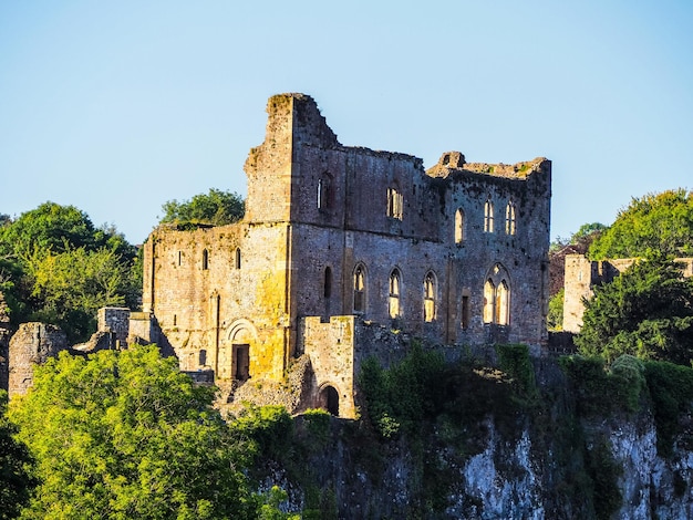 Ruines du château de Chepstow HDR à Chepstow