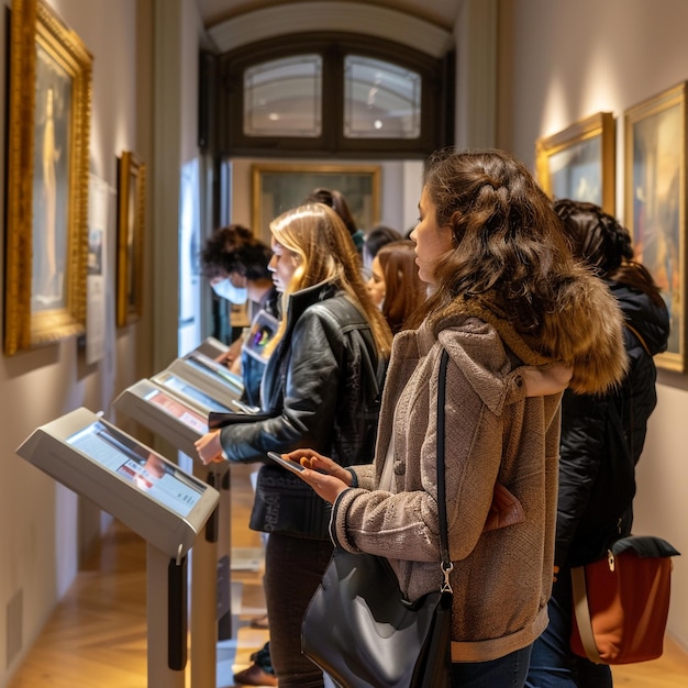 Photo scanning des billets à l'entrée du musée