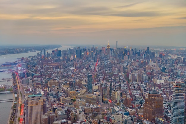 Photo skyline de manhattan à new york