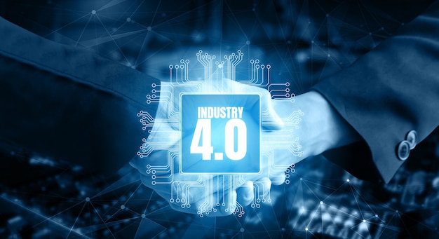 Technologie d'ingénierie et concept d'usine intelligente de l'industrie 4.0