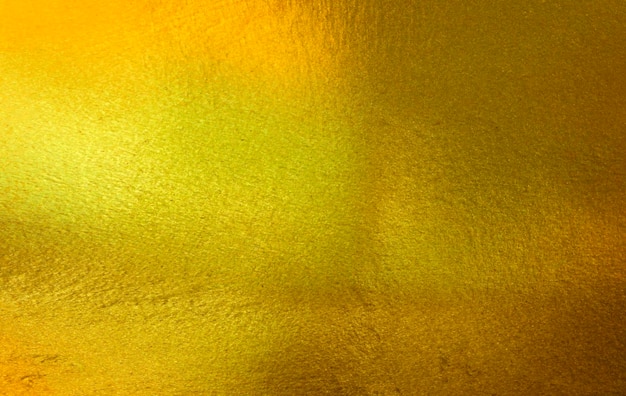 Texture métallisée or feuille jaune brillant