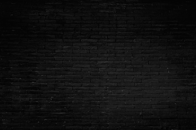 Texture de mur de brique noire pour le fond.