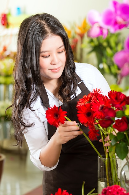 Vendeuse, fleuriste