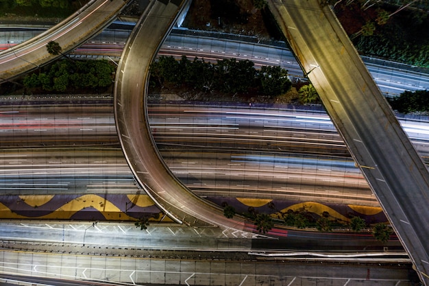 Vue aérienne créative du paysage urbain