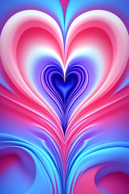 3d Abstract illustration of Heart