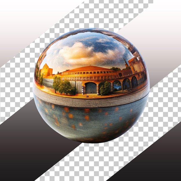 3d object on transparent background