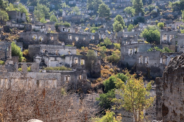 Abandoned village in Turkey Fethiye Kayakoy