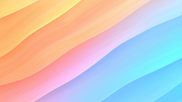 Photo abstract background with yellow orange pink and blue gradient stripes