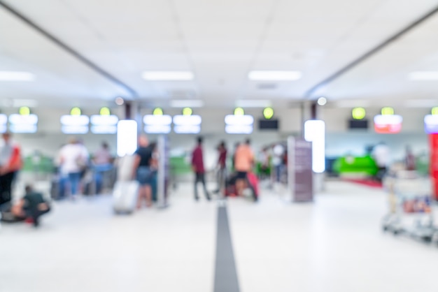 abstract blur  in airport for background