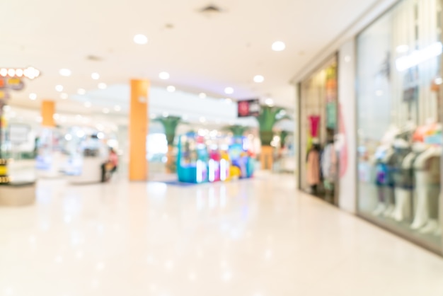 abstract blur shop and retail store in shopping mall for 