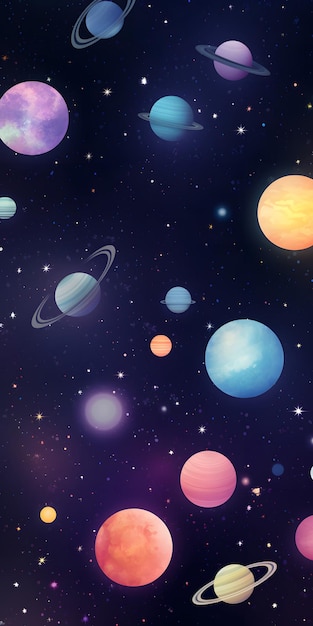 Abstract galaxy space wallpaper design