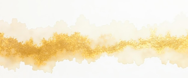 Photo abstract gold and white watercolor background