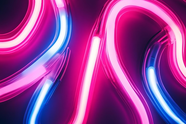 Photo abstract neon lights