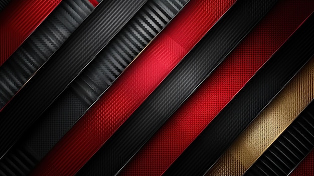 Photo abstract red and black diagonal stripes background