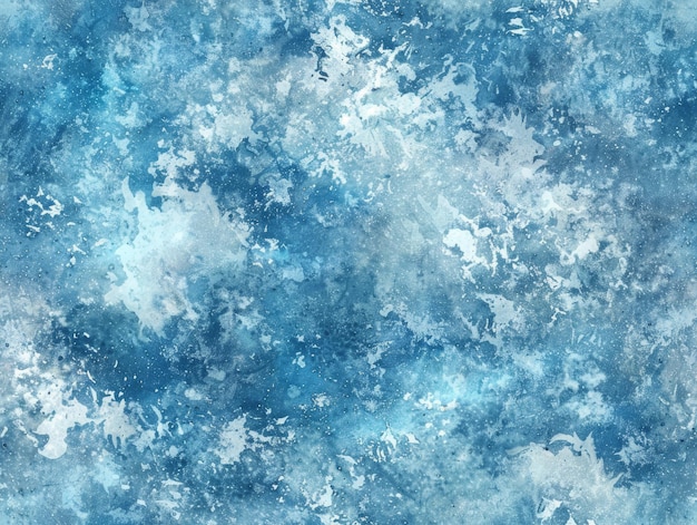 Photo abstract watercolor background with dark blue and white colors smoke texture watercolor painting in