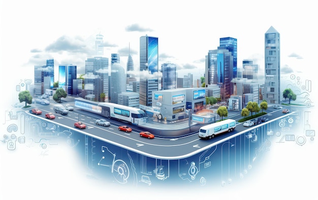 Advanced Smart City Infrastructure with IoT Sensors Monitoring