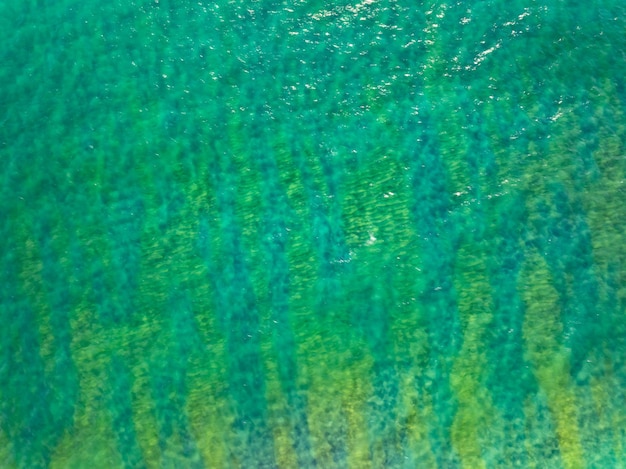 Photo aerial view beautiful sea surface in phuket island thailand