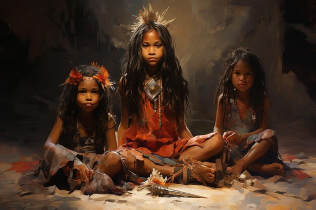 African American Native Children