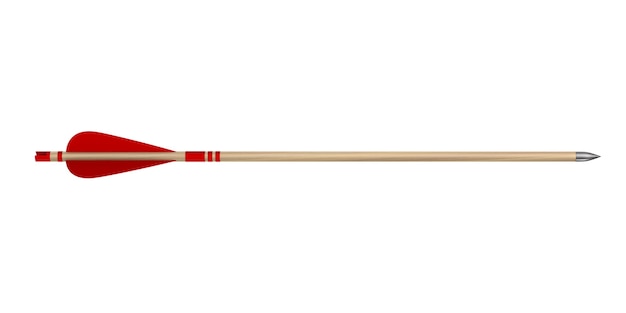 Arrow on white background. Isolated 3D illustration