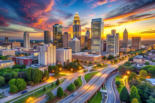 Photo atlanta skyline downtown atlanta georgia usa skyline