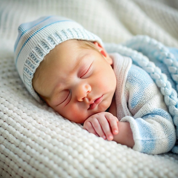 Photo a baby wearing a hat that says  baby