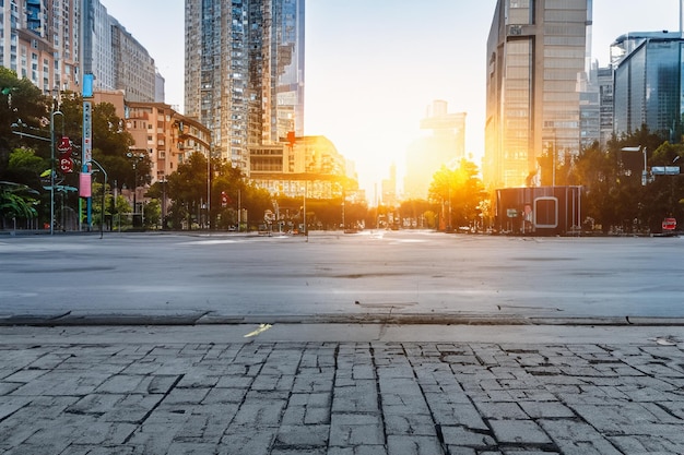 Photo beautiful city street view