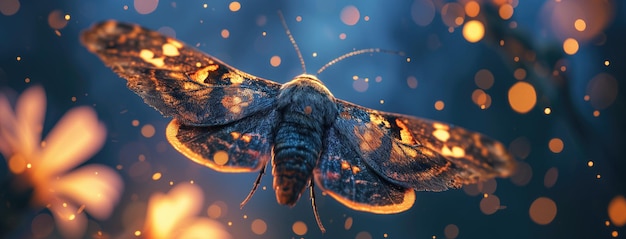 Beautiful Moth Background