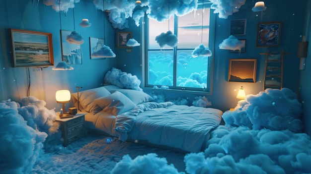 Bedroom build up by cotton candy