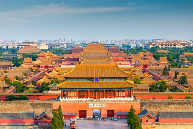 Photo beijing china forbidden city