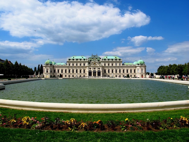 Photo belvedere palace in vienna, austria