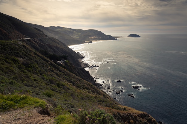 Big Sur highway views along California's coastline