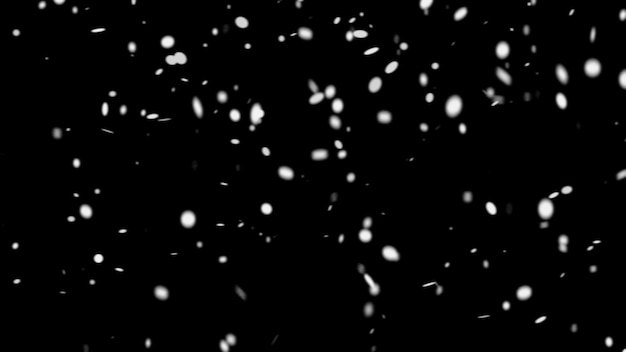 Photo a black background with white bubbles