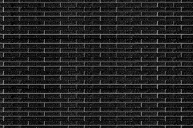 Black brick wall