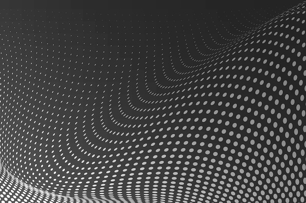 Black gradient background halftone style