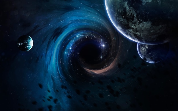 Black hole in space