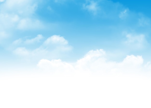 Blue sky and clouds background