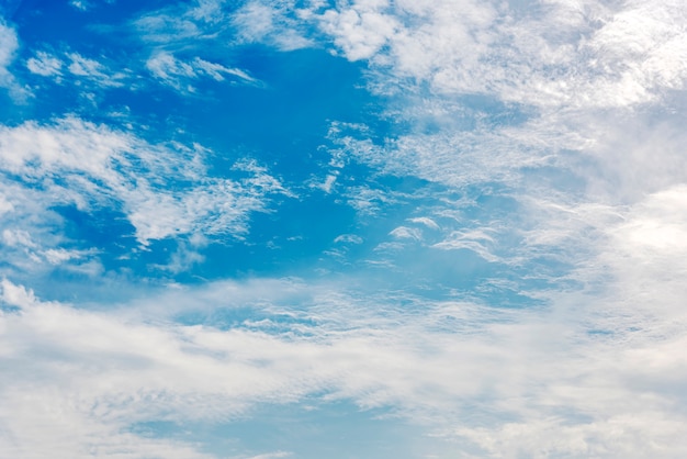 Blue sky with clouds