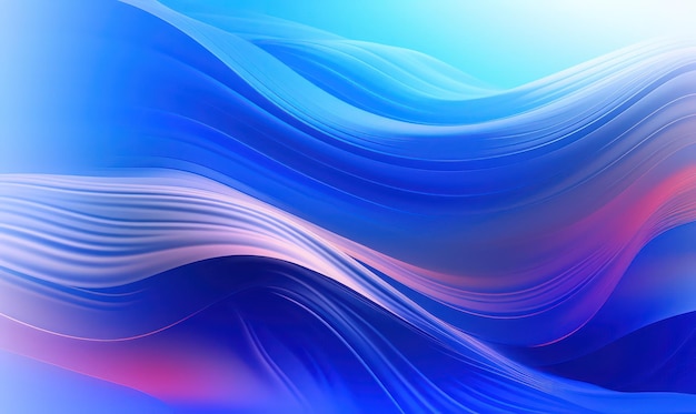 Blue waves abstract wallpaper for desktop background and design projects