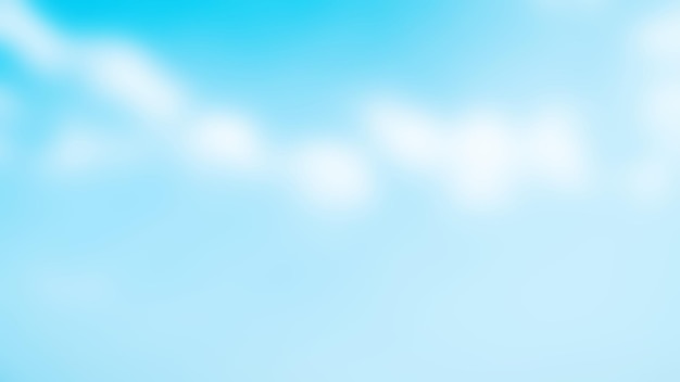 Photo blureed of blue sky and white cloudsblue sky background