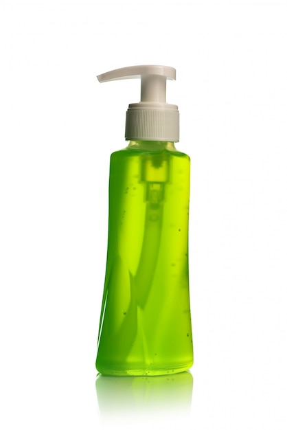 Bottle of liquid soap or cream or face wash dispensers or liquid stopper