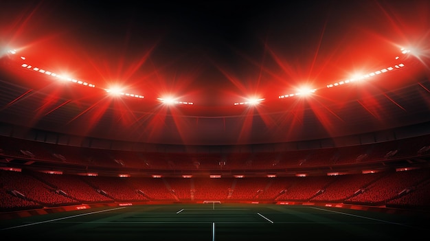 bright stadium lights design illuminated