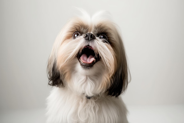 BrightEyed Shih Tzu с генеративным искусственным интеллектом Playful Expression