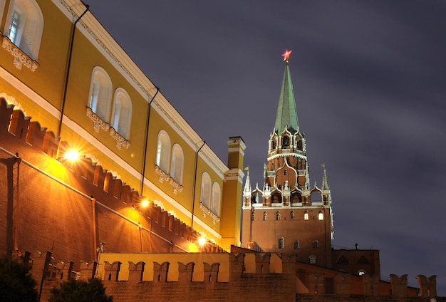 A building with a red star on the top