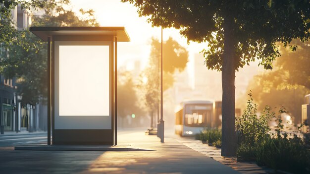 Photo a bus stop with a sign that says quot the bus stop quot