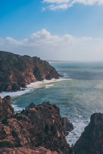 Cabo da roca in sintra with green view