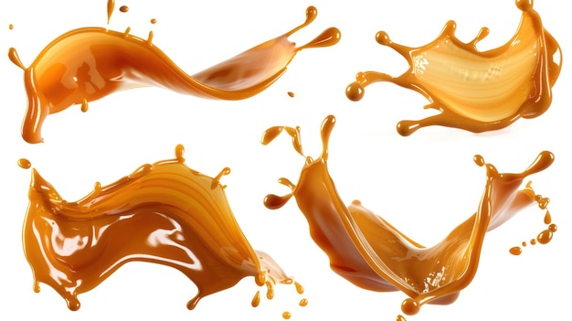 Photo caramel splash