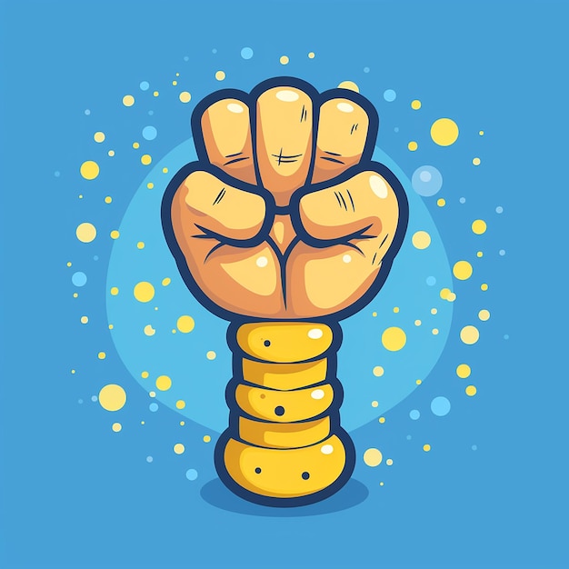 Foto cartoon handwraps sport object icon